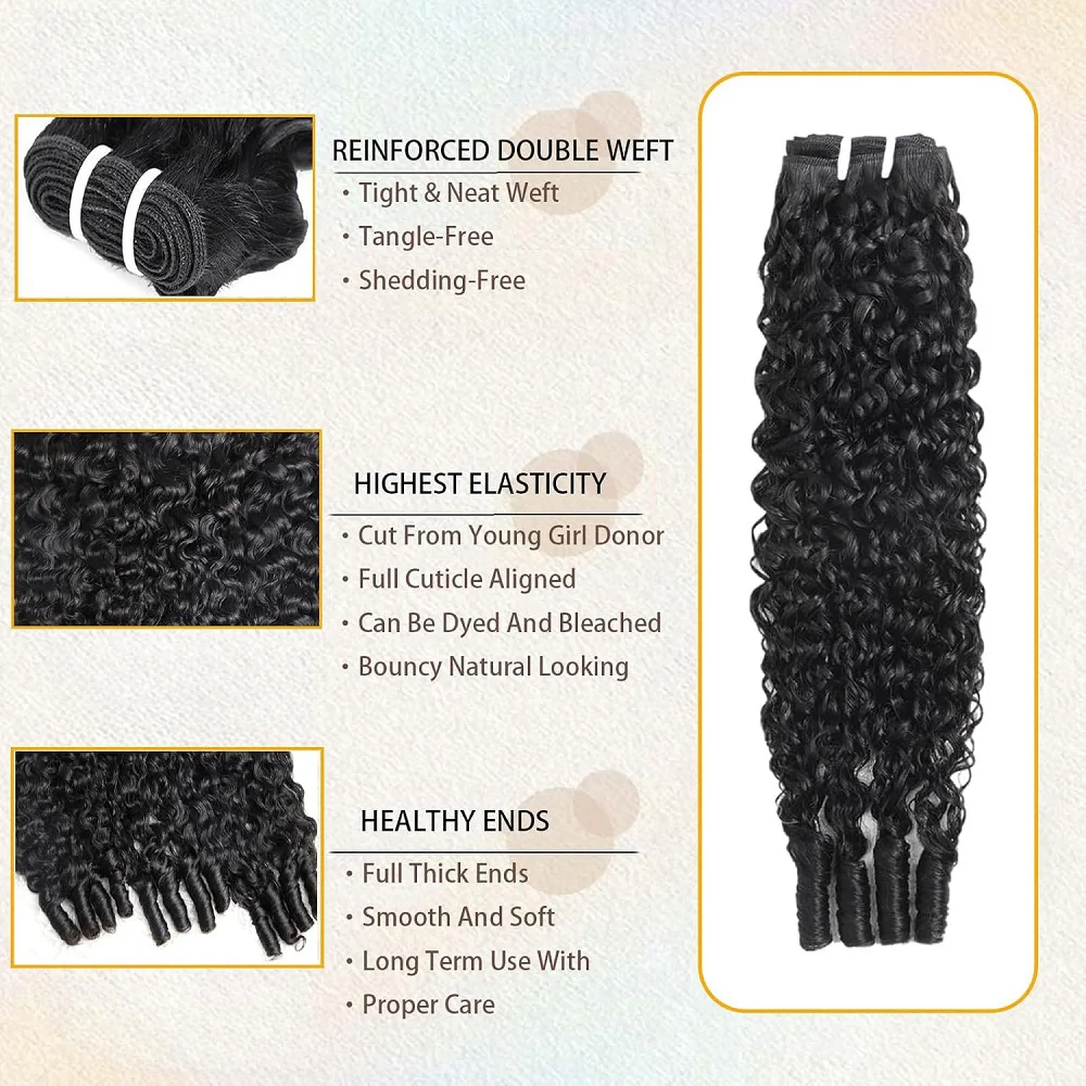 22 بوصة البورمية حزم الشعر البشري المجعد 15A البورمية وصلات شعر خام حزم 100% الشعر البشري أعلى جودة 2-5 أيام التسليم