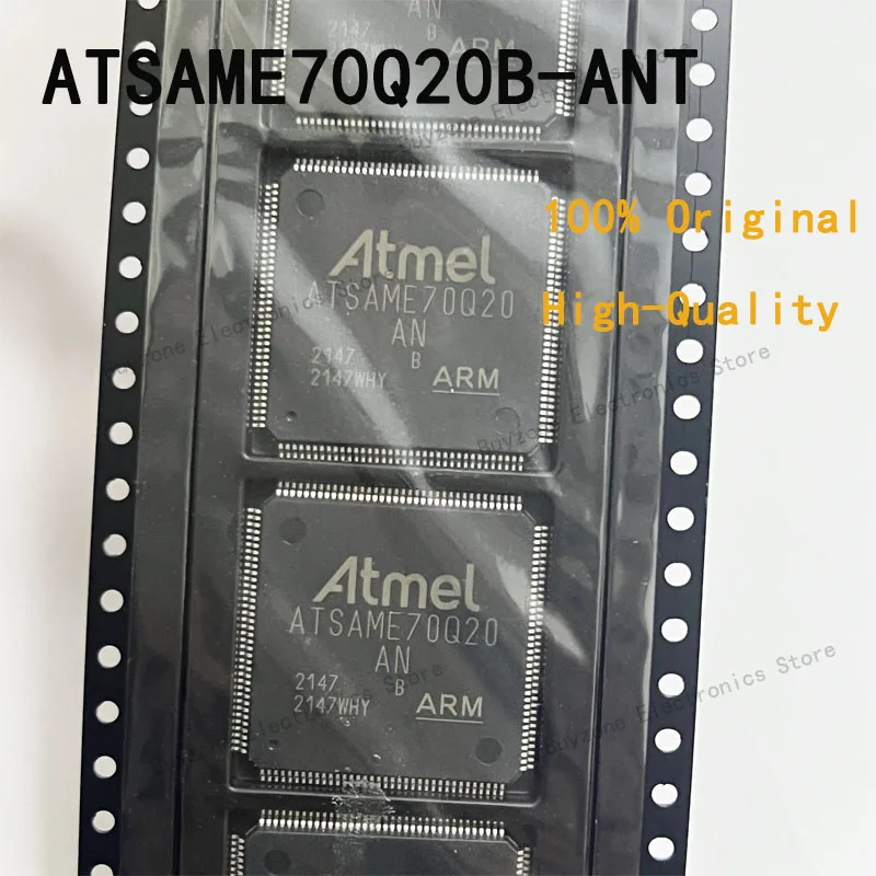 

5PCS/LOT 100% original quality ATSAME70Q20B-ANT MCU 32-bit ARM Cortex M7 RISC 1MB Flash 1.8V/2.5V/3.3V 144-Pin LQFP T/R