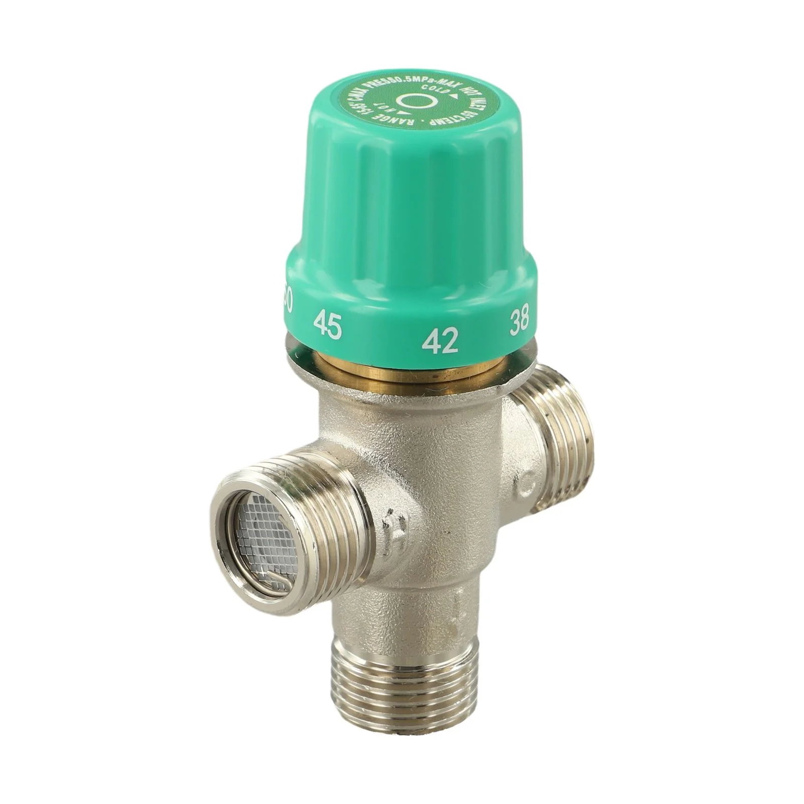 As Shown Copper Temperature Control Valve 1 2 Inch Interface Cleaner Safer Water Usage Home Bathroom For Heating Systems