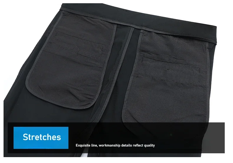 Herbst Neue Koreanische Slim-fit männer Kleid Hosen Elastische Mid-taille Nicht bügeln Anzug Hosen Kleine fuß Hosen Dünne männer Hosen – Detail 7