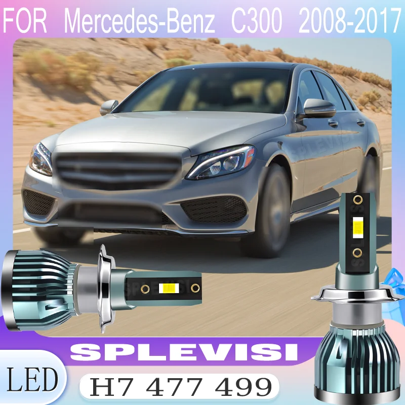 

Настройка без инструментов, светодиодная фара дальнего ближнего света для Mercedes-Benz C300 2008 2009 2010 2011 2012 2013 2014 2015 2016 2017