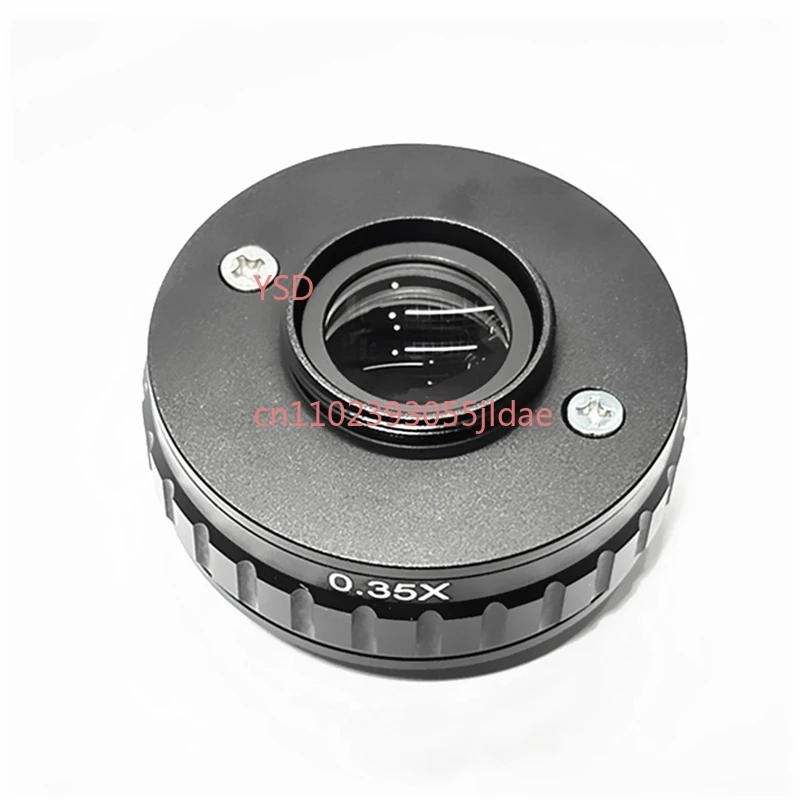 C Mount Lens Adapter - 0.35X 38MM Interface for Trinocular Stereo Microscope Cameras