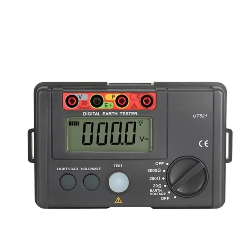 UT521 Digital Earth Resistance Tester Ground Resistance Meter