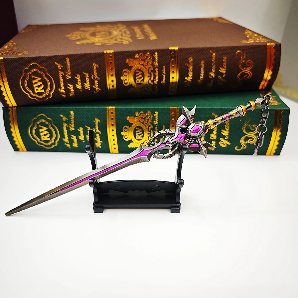 22cm Genshin Impact Peripheral Zinc Alloy Festering Desire Sword Model 1:6 Craftsmanship Game Fan Collectible Toy Decorative