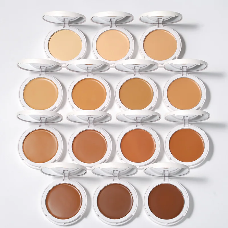 Crème anti-cernes, vente en gros, maquillage de Contour, 14 couleurs, marque privée, organique, végétalien, mat, imperméable, couverture complète