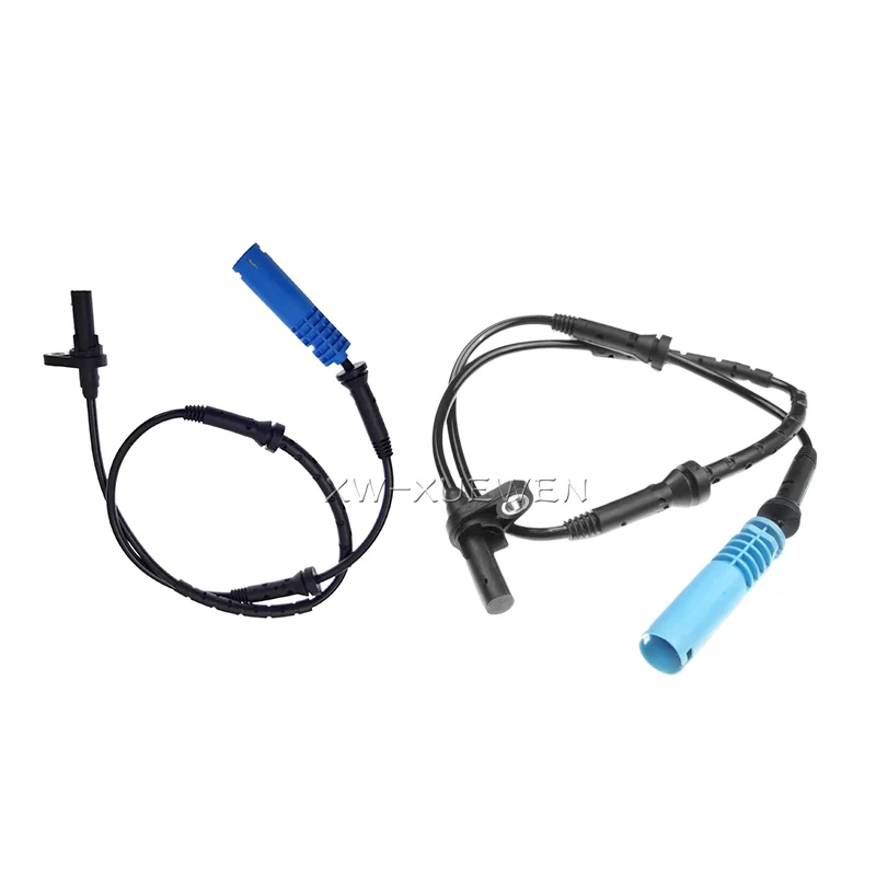 2pcs Front and Rear ABS Wheel Speed Sensor 34526771708 34526771709 For BMW E66 730Li 740Li 750Li 760Li M54306S3 N52B30BF N62B40A