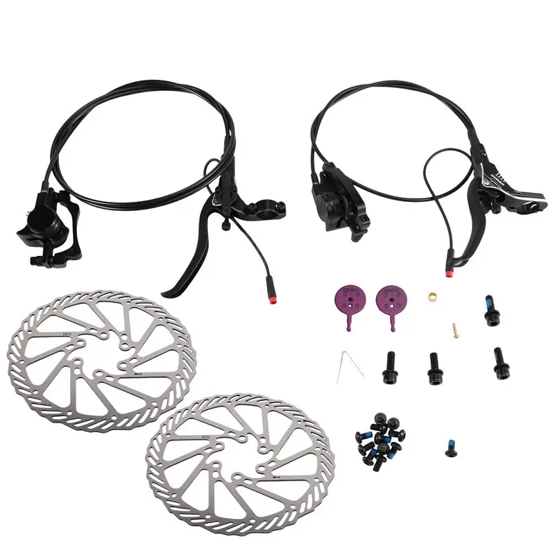 FSTE-EBIKE 2PIN Power-Off Hydraulic Brake Kit EBIKE Power-Off Hydraulic Brake Kit For The Left Front And Right Rear