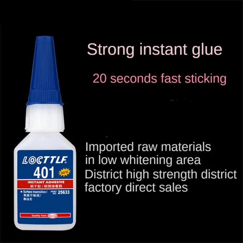 1PC 20g Loctite 401 Instant Adhesive Bottle Stronger Super Glue Multi-Purpose