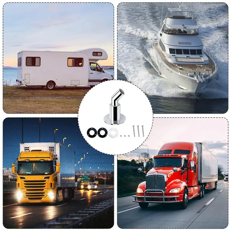 

B0a-t Нержавеющая сталь 316, сквозной корпус выхлопной фитинг, гнездо для трубы, аппаратные детали для морского автомобиля, грузовика