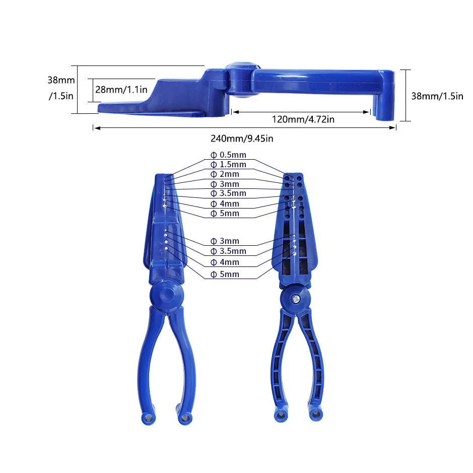 Clamp Pliers Cement Steel Nail Safety Handguard Nail Clamp Hammer Preventer Nail Marking Aid Nail Fixing Tool Clamp Pliers