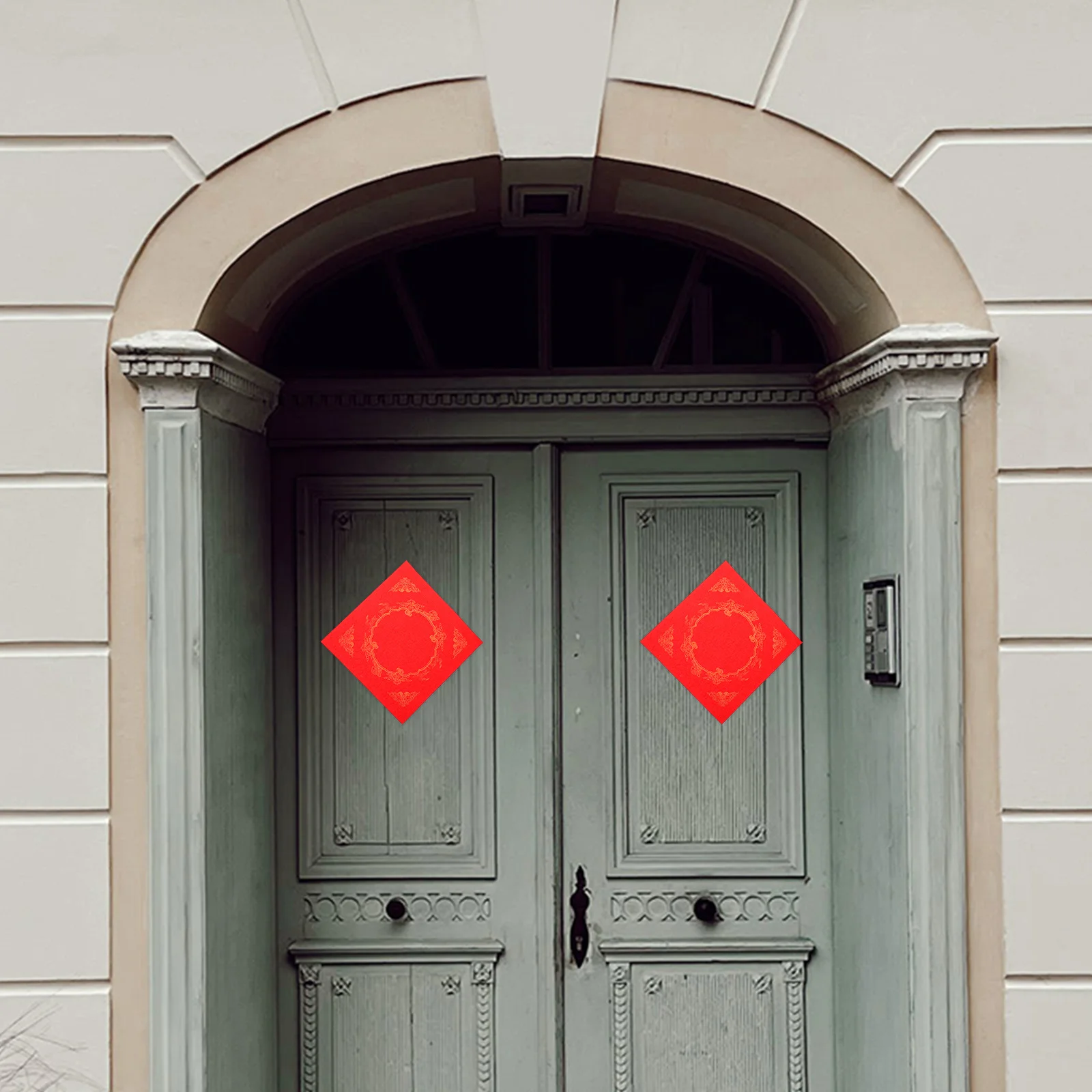 20 قطعة من المزوجات الصينية التقليدية مخطوطات ورق شوان الأحمر شخصية فو للفن الثقافي ديكور المنزل فكرة هدية السنة القمرية الجديدة