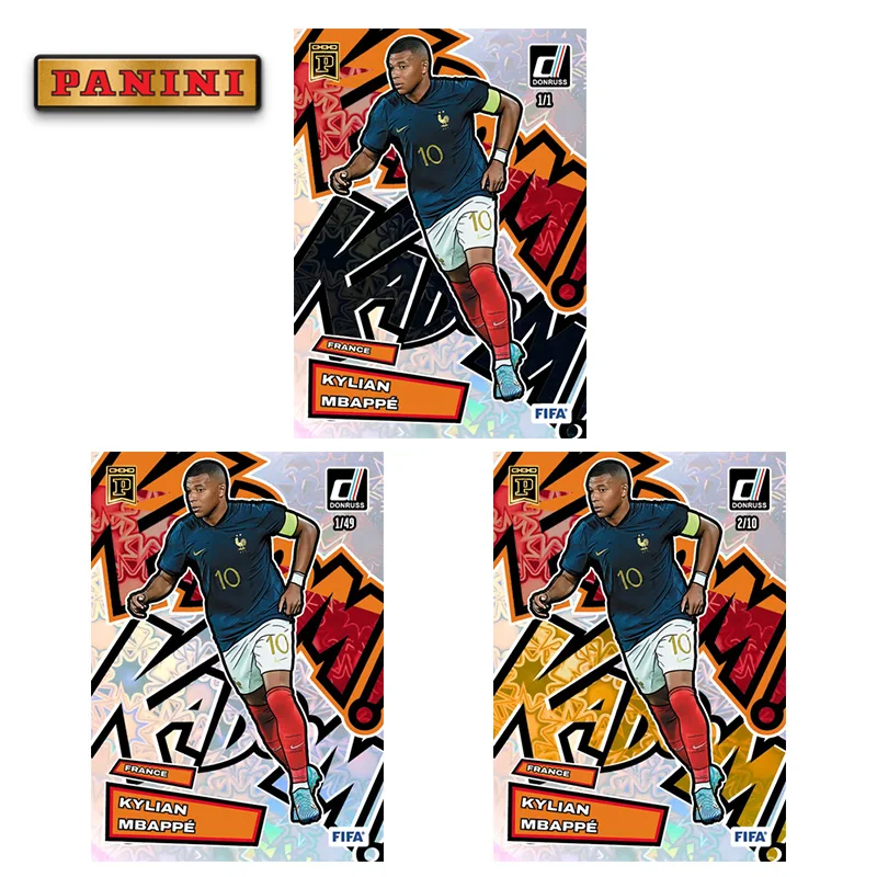 

Panini 2023-24 NFT Donruss Soccer Kaboom Kylian Mbappe France Diy Homemade Football Star Trading Cards Birthday Gift Collection