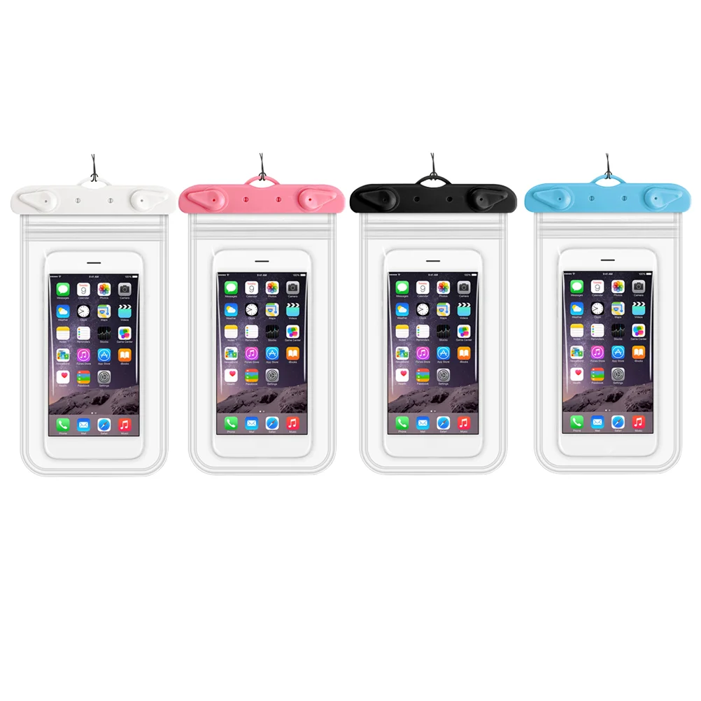 4 Pcs Water Bag Large Waterproof Phone Pouch Cell 22*11 Cm Diving Mobile Universal Case