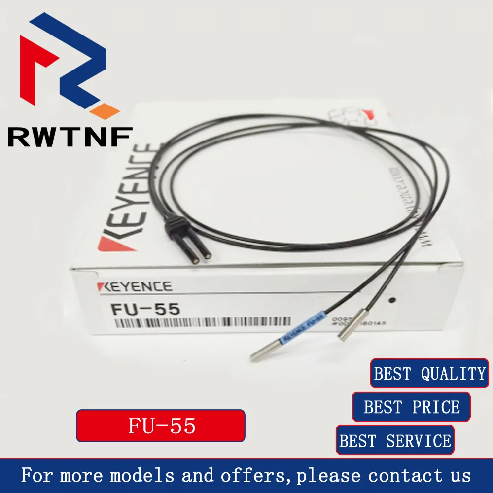 

FU-55 New Genuine KEYENCE probe imported fiber core optical fiber sensor，warehouse stock