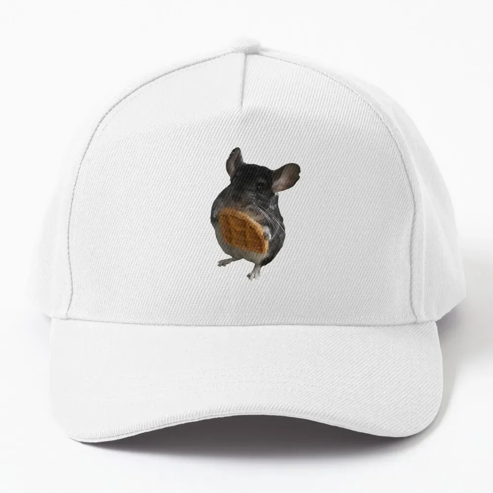 Chinchilla Holding a Waffle Baseball Cap Horse Hat Vintage Hat Male Women'S