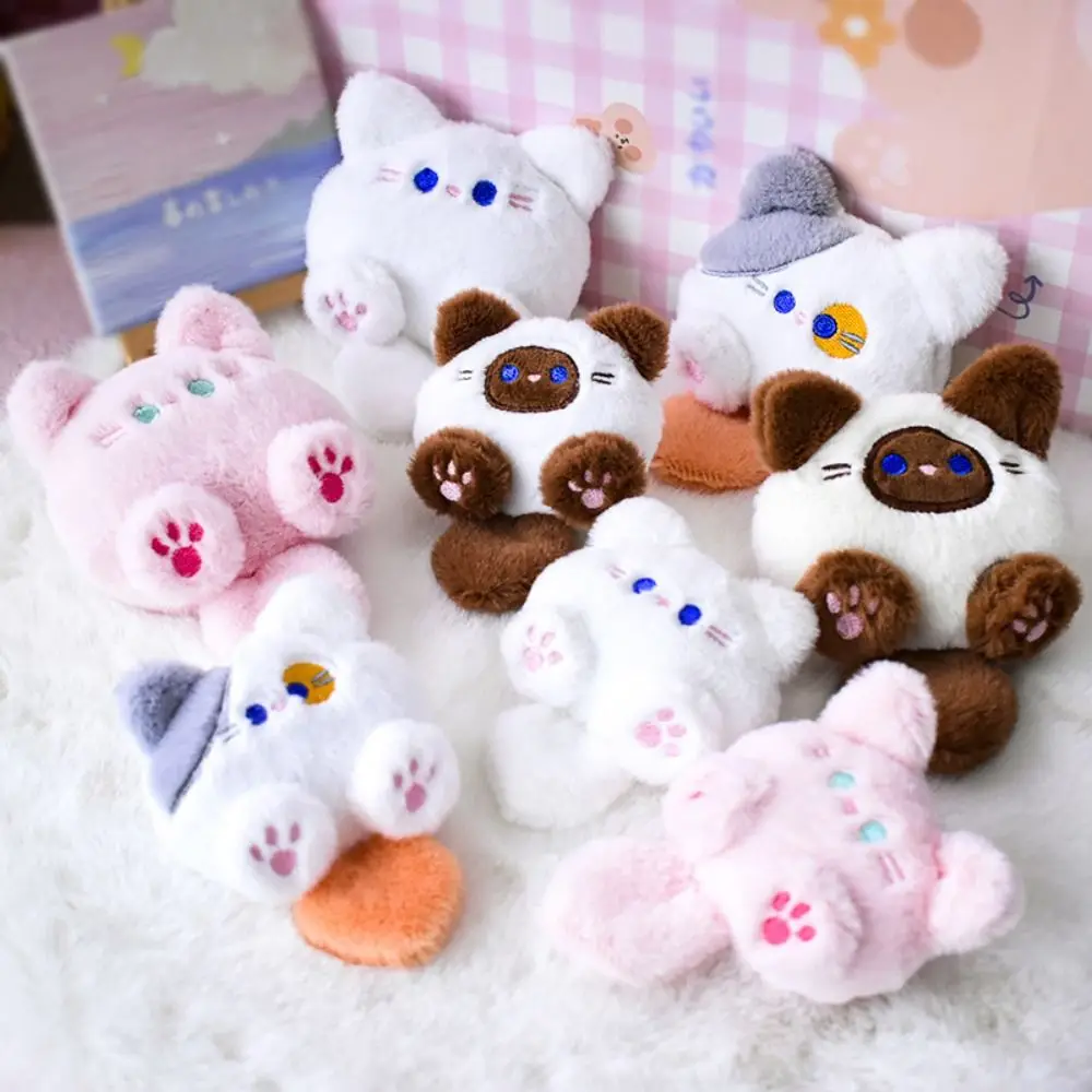 Gifts Diy Plush Animal Keychain Fashion Kawaii Soft Stuffed Doll Keychain Bag Decoration