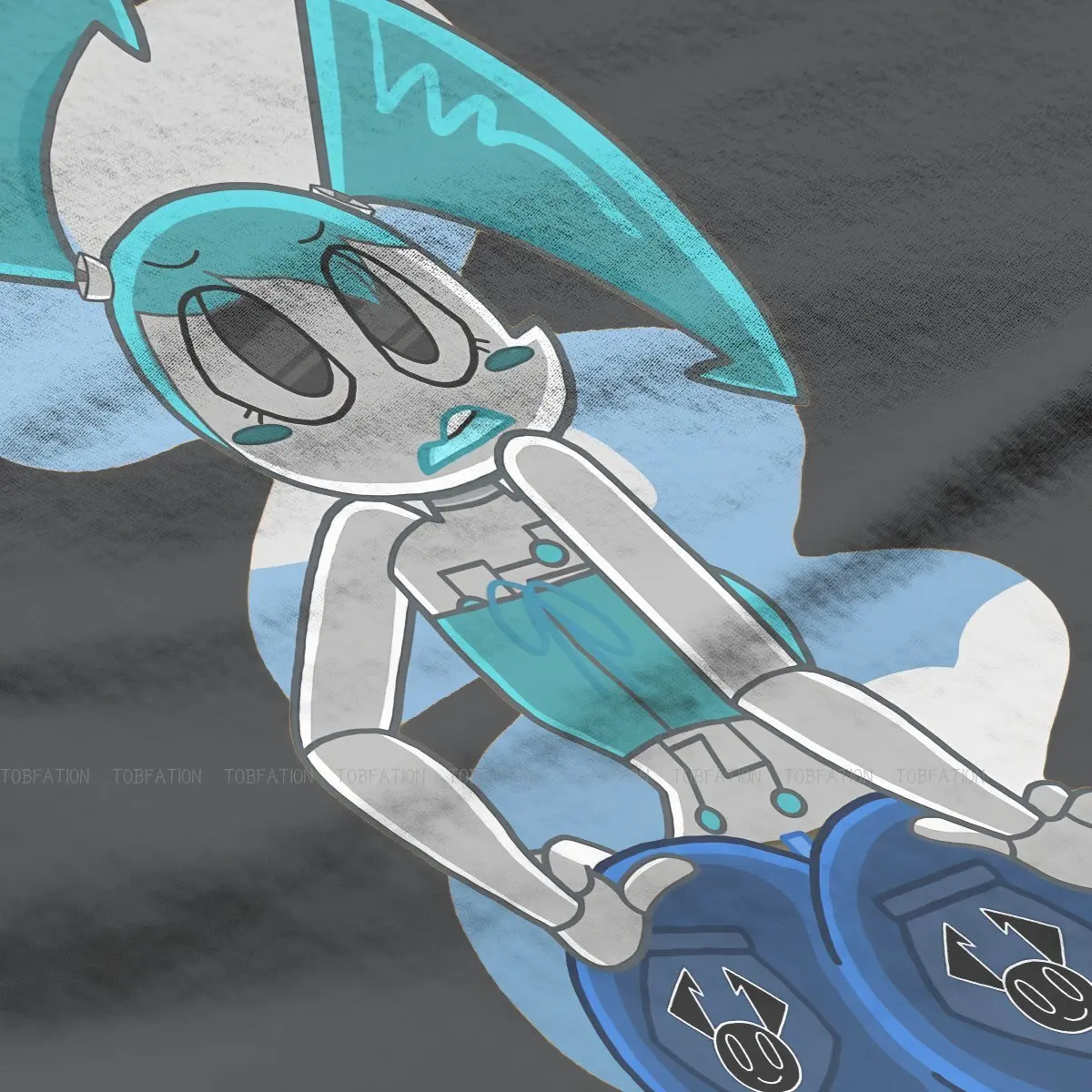 XJ9 جيني واكيمان المرأة التي شيرت حياتي كما في سن المراهقة روبوت Crewneck الفتيات بلايز 4XL سيدة تي شيرت الفكاهة لطيف هدية