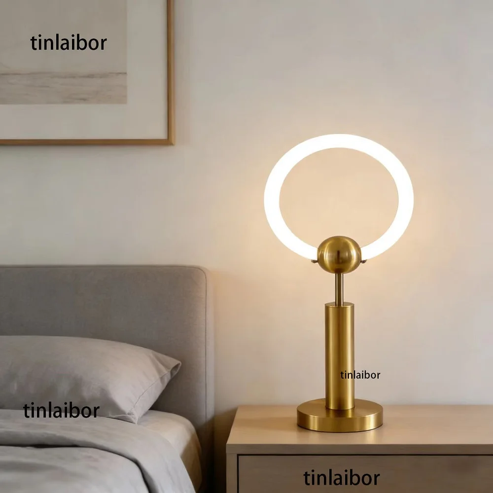

TINLAIBOR Luxury desk lamp suitable for bedroom, bedside, coffee table, side cabinet, study, kitchen, bar decoration Table lamp