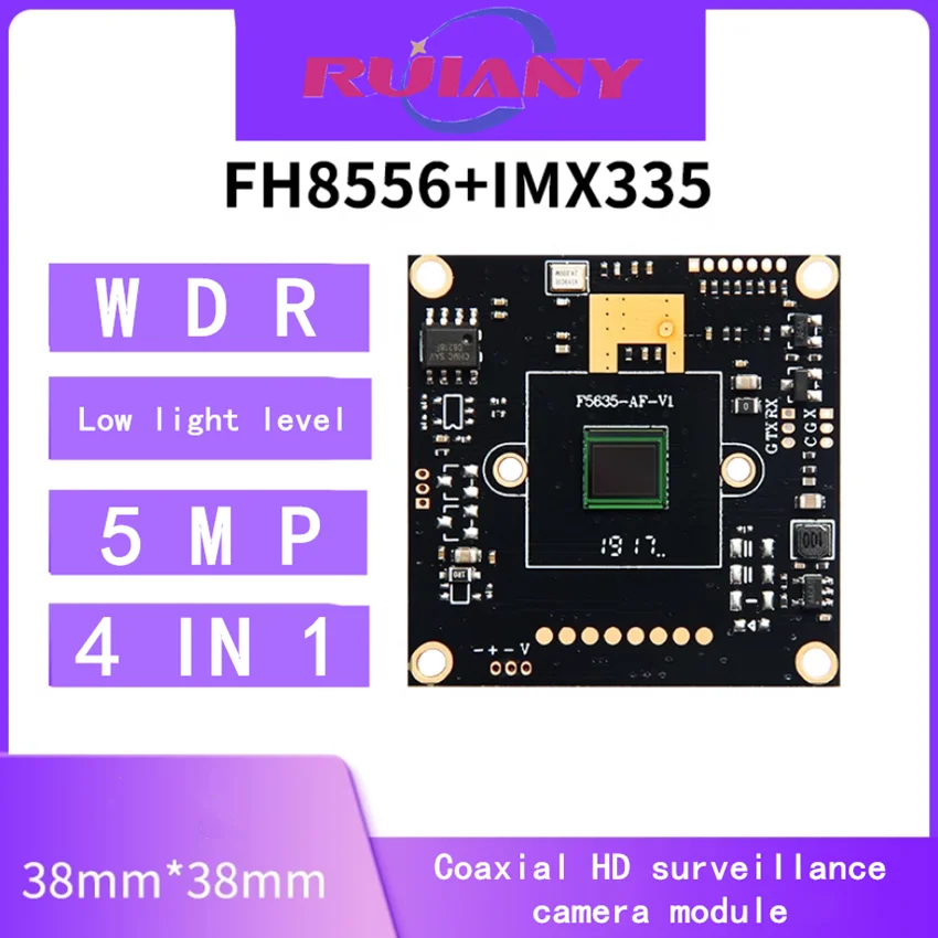 

HS surveillance camera module HD 8MP-5MP ultra wide dynamic FH8556+IMX335-AF electric zoom