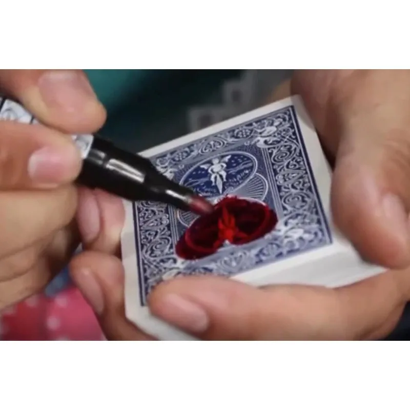 Smart Heart Magic Tricks Heart Disappearing Card Change Magia Magician Close Up Street Illusions Gimmicks Poker Mentalism Props