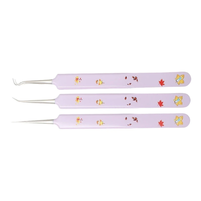 3 PCS Blackhead Remover Tweezers Practical Pimple Popper Tool Blackhead Pimple Extractor Make -up Tool voor vrouwen