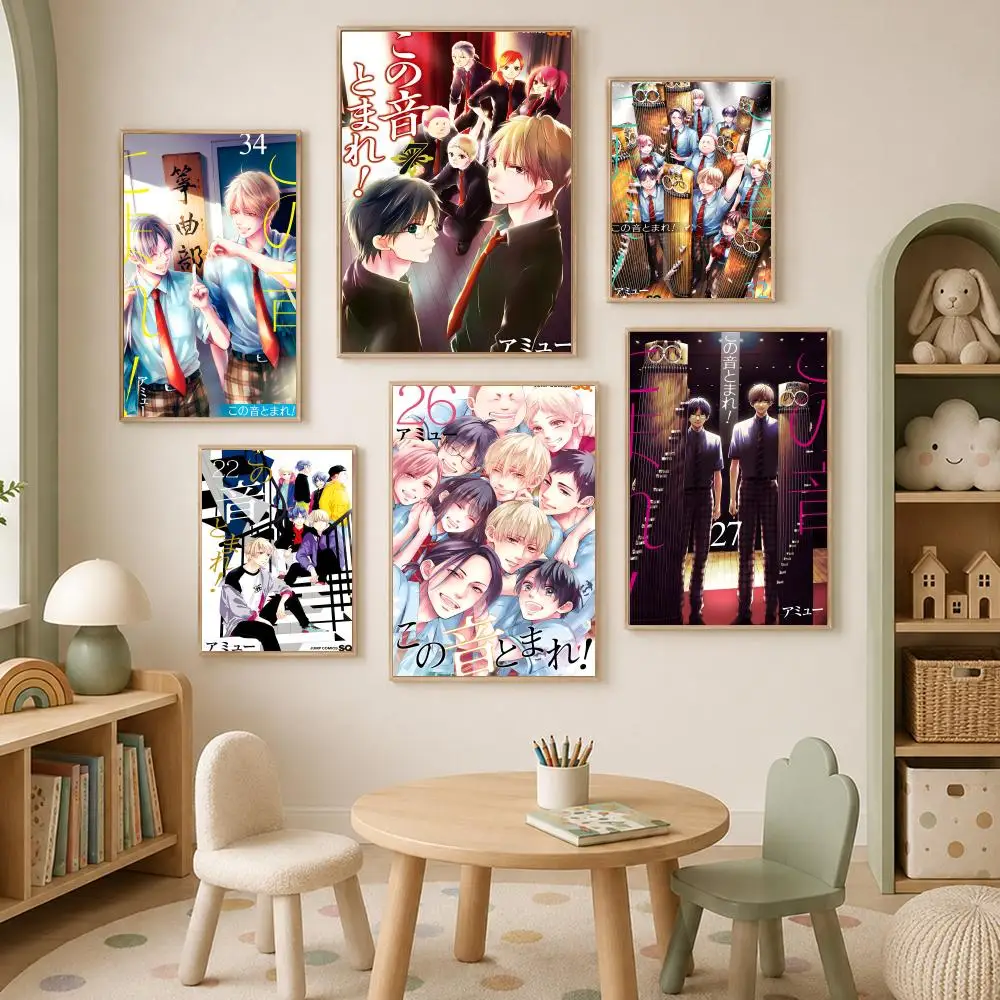 Theme S-Stop at This Sound Poster Self-Stick HD PP paper Wall Art Poster, Waterproof Decor for Bedroom, Living Room and Home