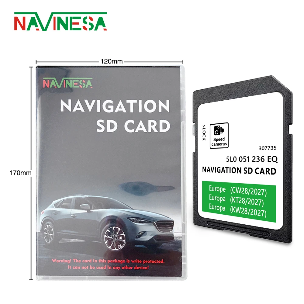 MIB2 für Skoda Superb 2015-2019 Auto-Update Europa-Karten-Navigation 32GB 2027 Version Daten ECE England Navi GPS SD-Speicherkarte