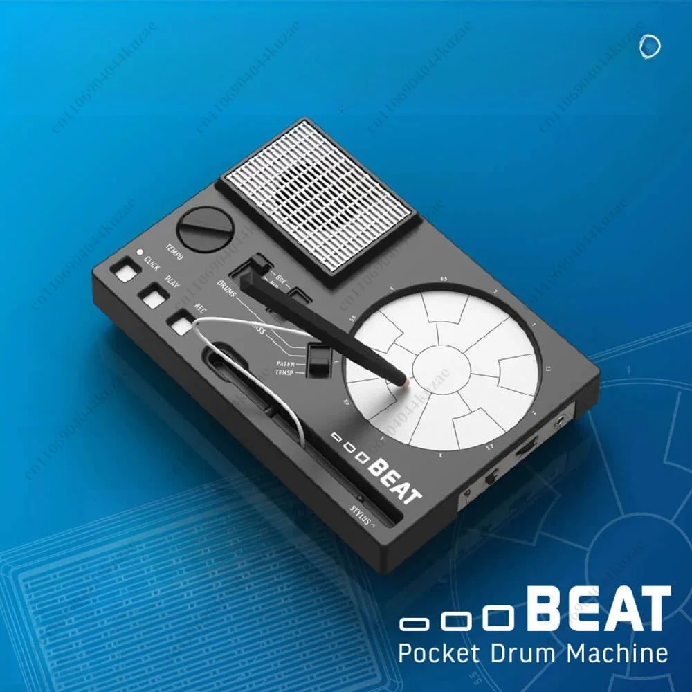 Retro Electronic Drum Machine, Loop Bass Rhythm Maker, Electronic Music Metronome