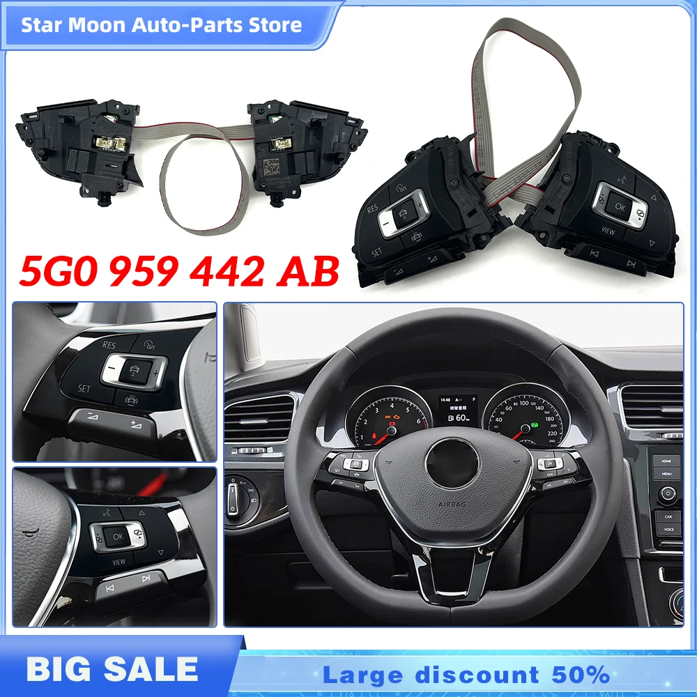 Everything You Need to Know About the ACC Steering Wheel Buttons for VW MQB Vehicles (5G0959442AB)