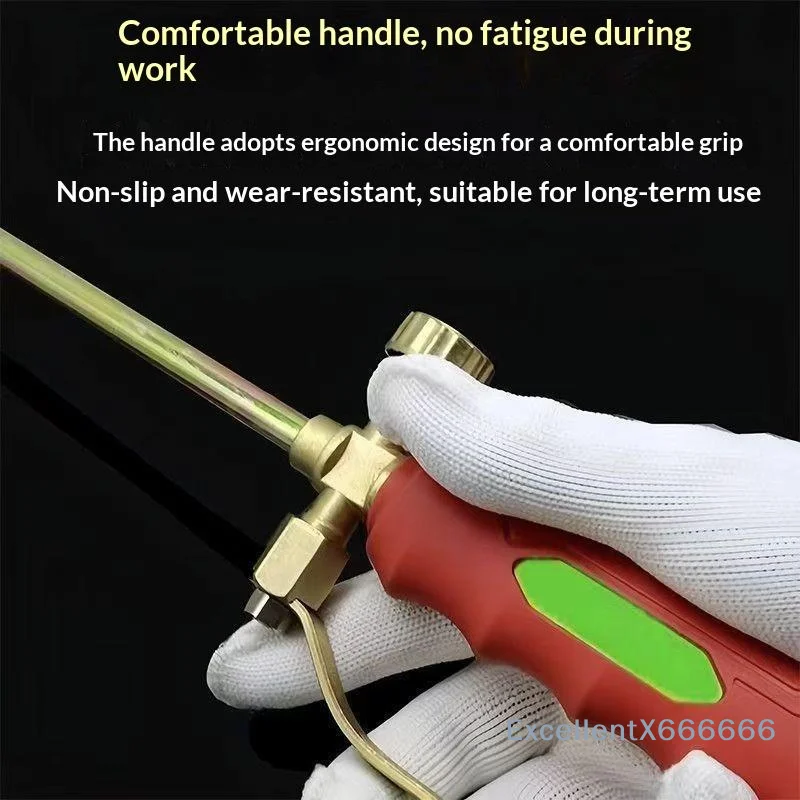 High Temperature LPG Flamethrower Single/Double Switch Liquefied Gas Torch Spitfire Gun for Welding Soldering BBQ Cooking view 2