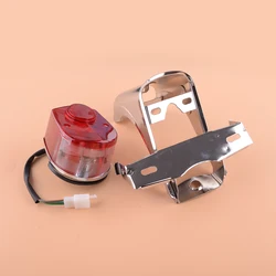Motorcycle Rear Brake Tail Light with Mount Bracket Fit for Honda ST70 DAX ST50 ST90 CT50 CT70