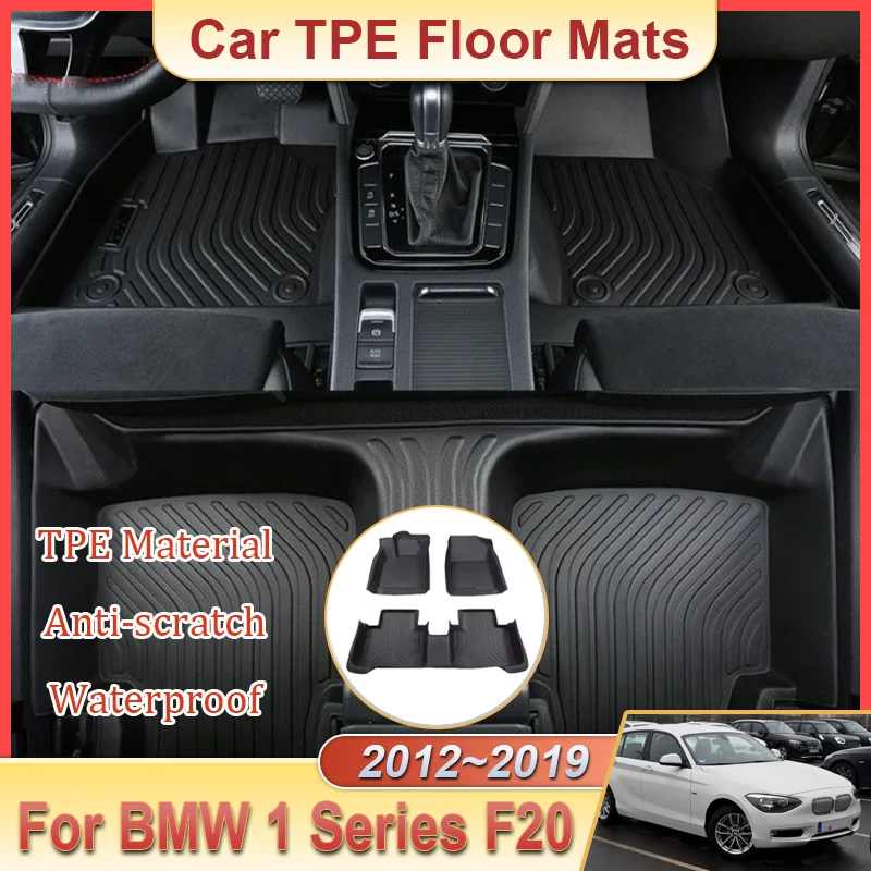 

Для BMW 1 серии F20 118i 120i M140i M135i 120d 2012 ~ 2019 TPE Материал автомобильные коврики для ног Чехол для ног Коврик для ног Нескользящий