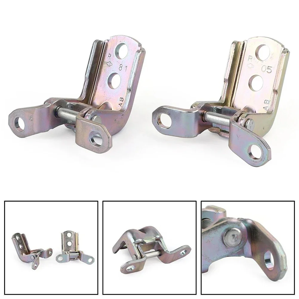 For Nissan Patrol 1999-2016 RHF LHF Pair Front Door Hinges For Refurbishment Steel Alloy Construction Meets OEM Specifications