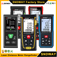 SNDWAY Digital Rangefinder Laser Distance Meter Professional M/In/Ft Laser Tape Measuring Tool Multifunctional Range Finder