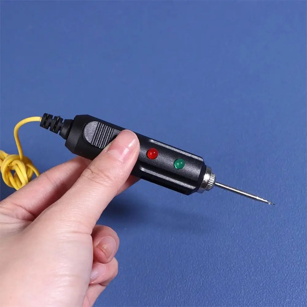 Multifunctional Automotive Voltage Tester DC6-24V with Buzzer Car Voltage Test Probe Dual-color LED Metal