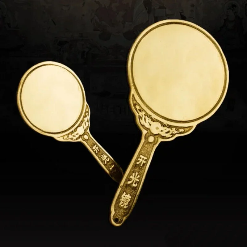 

1PC Large-size Pure Copper Open-light Mirror Bagua Mirror Zhenzhai Baoping Fengshui