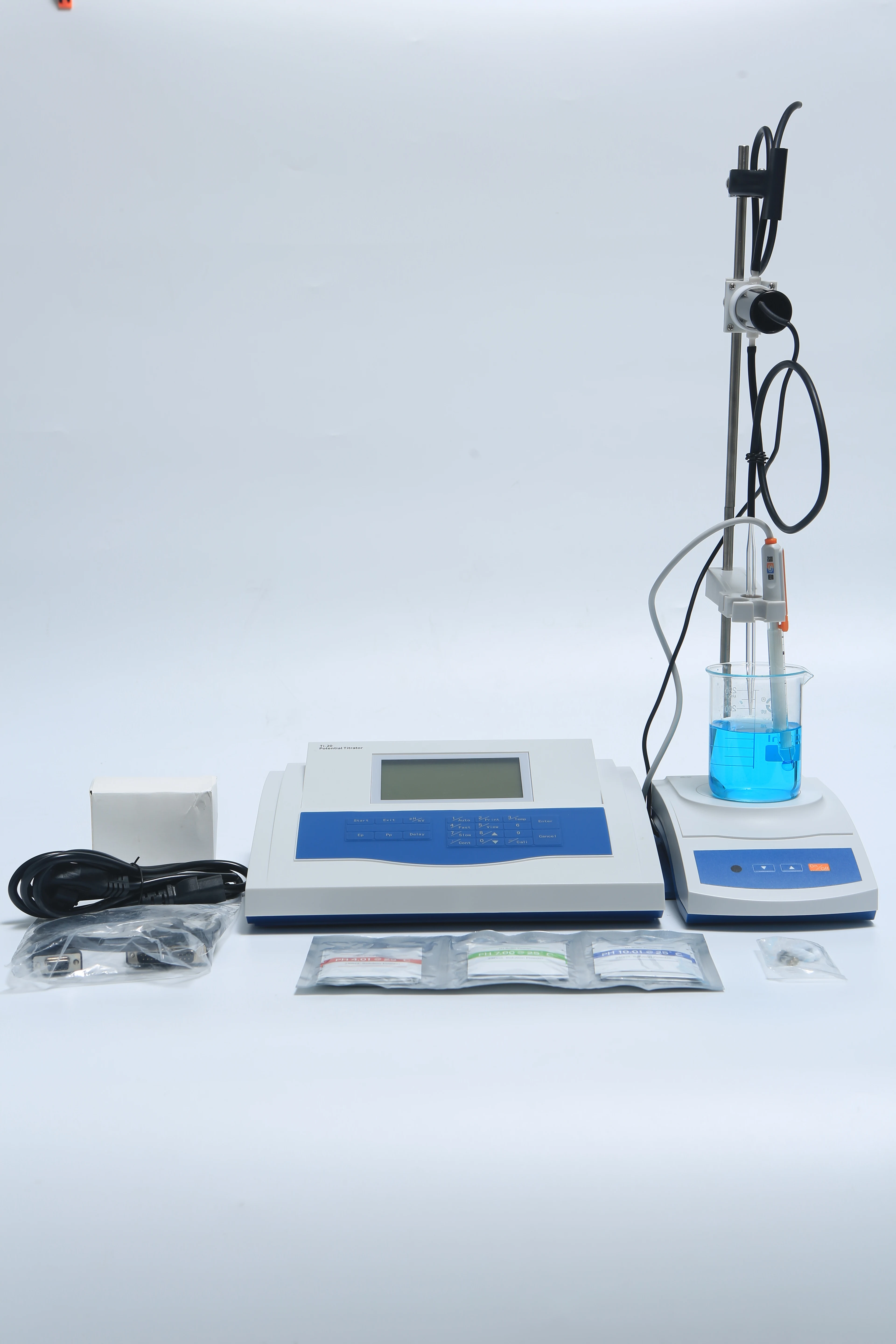 Cheap Manual Model Ti-20 Potentiometric Automatic Titration tester Apparatus Potential Titrator in Lab