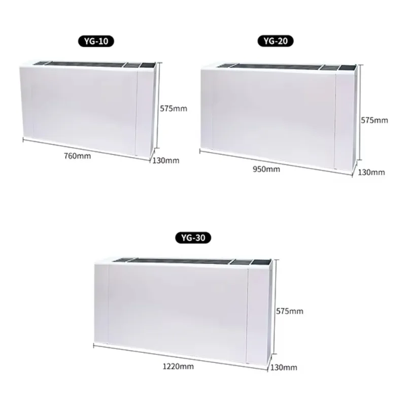 Ultra-thin Fan Coil Cold Water Wall-mounted Water Circulation Fcu Fan Coil Unit for Heating and Cooling