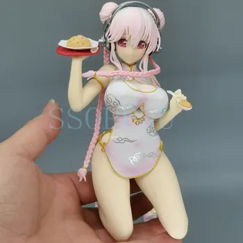 Emontoys Sonicomi SUPER SONICO 旗袍手辦 1/7 動畫女孩 PVC 可動人偶玩具 SONICO 雕像 遊戲收藏模型娃娃 6 最佳銷售 索尼子動漫手辦 - №1