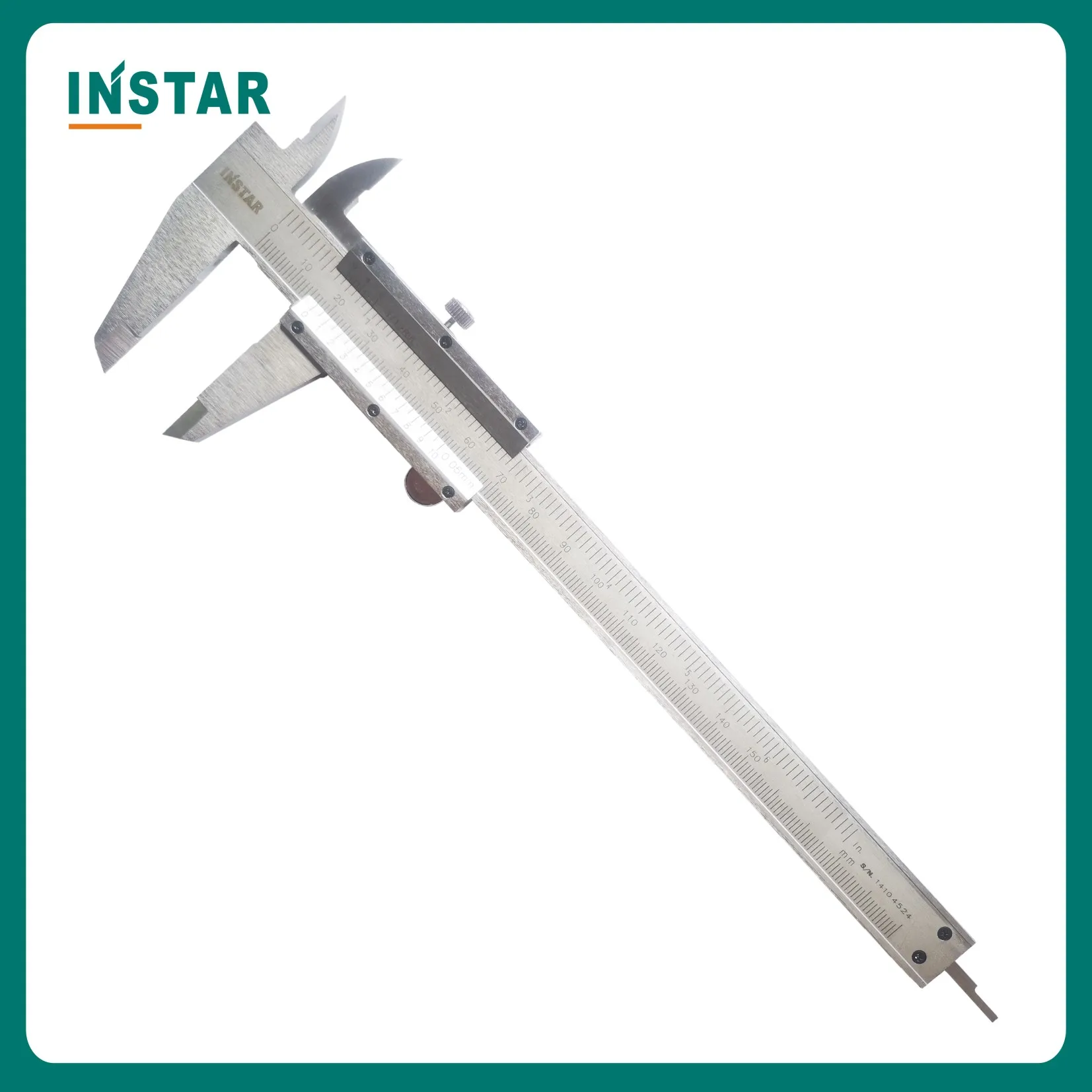 Vernier Caliper Hardened Steel 150mm 200mm x 0.02mm With Fine Adjustment Economic Quality