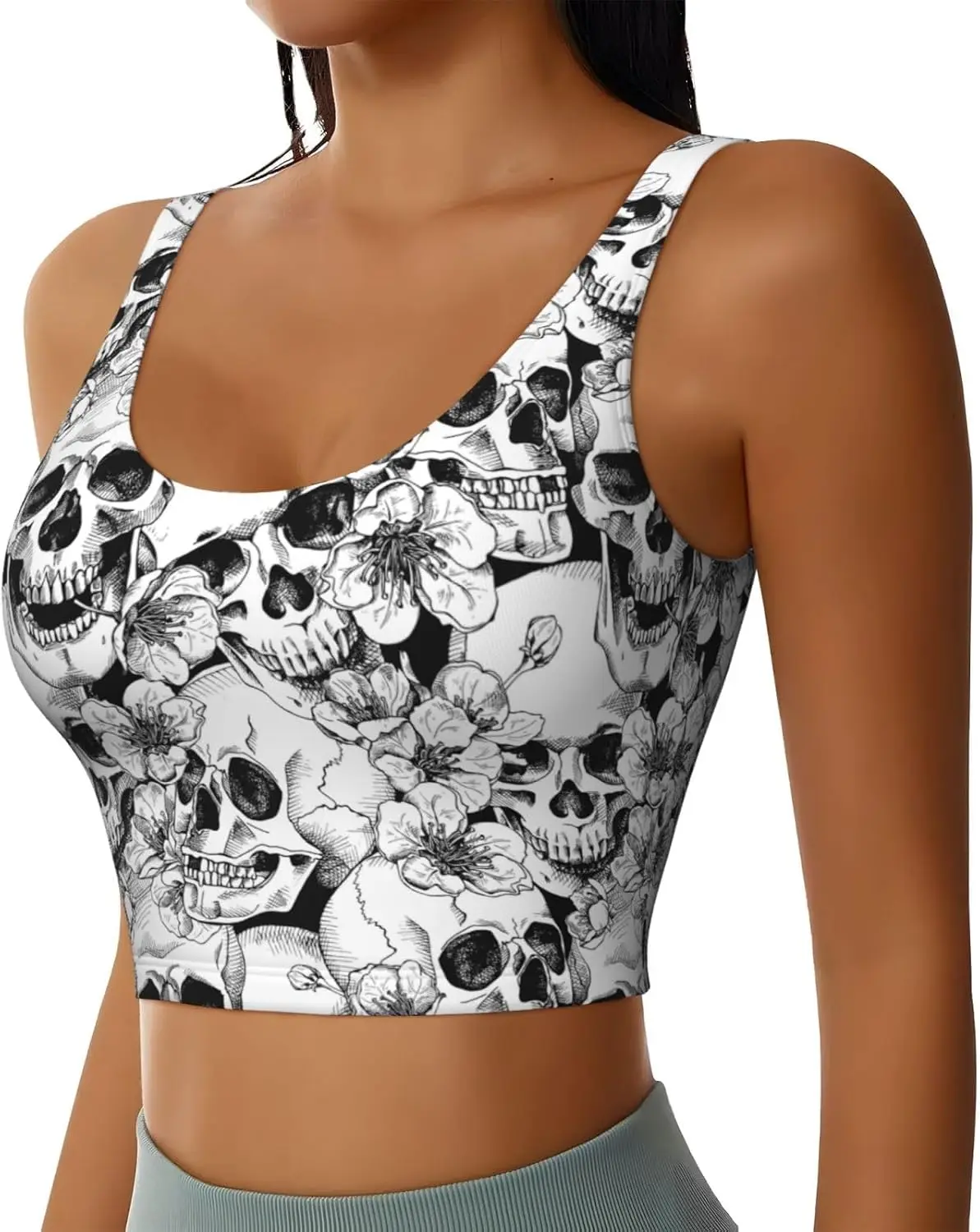 Reggiseno sportivo da donna per ragazza, allenamento, canottiere, reggiseno imbottito per yoga, top casual
