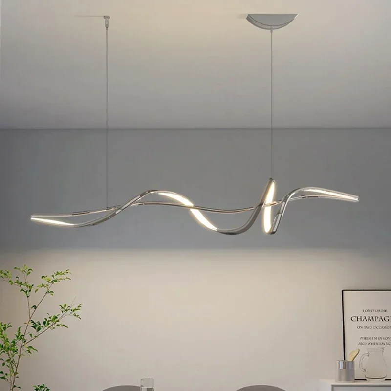 Moderne minimalistische hanglampen dimbaar voor eetkamer woonkamer keuken plafond kroonluchter woondecoratie verlichting glansarmatuur