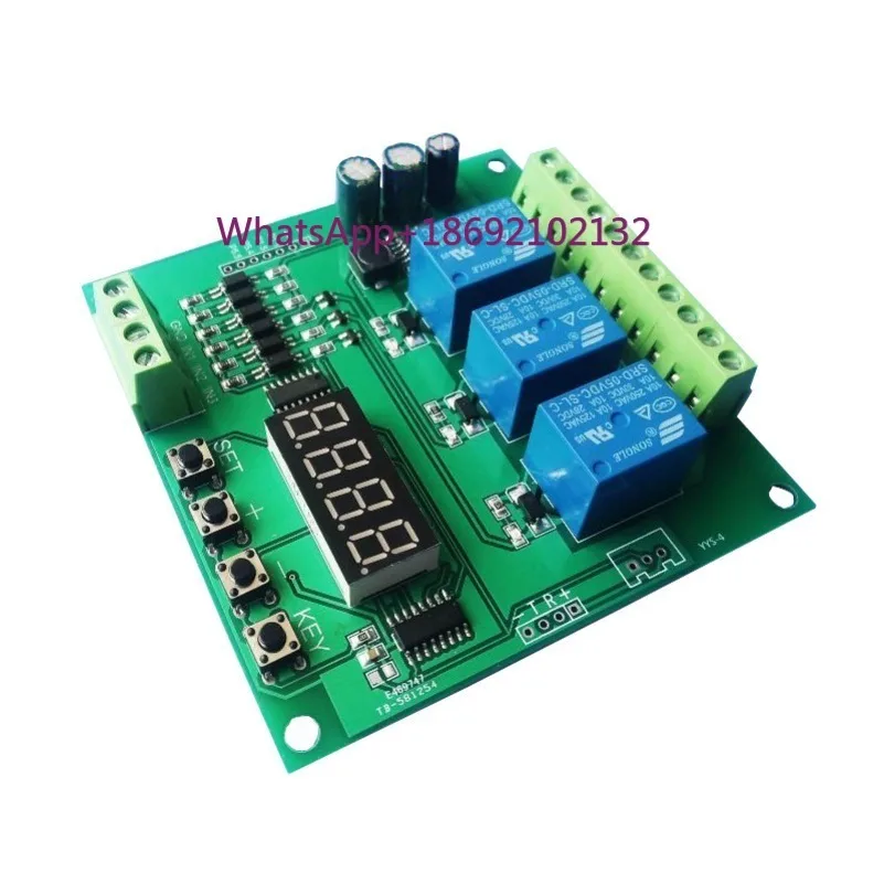 Three Way Relay / Relay Module / Trigger Delay / Timing / Self-locking / Interlock / Timing / Switch / Delay Relay