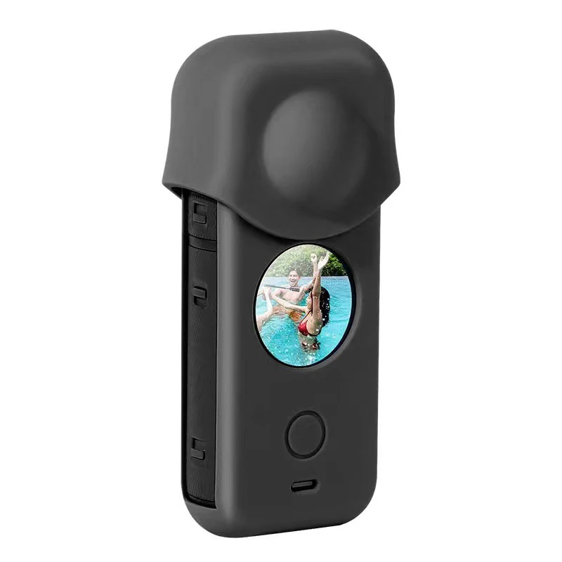 For Insta360 ONE X2 Silicone Protective Case Waterproof Dustproof Dropproof Body Protective Case Lens Protective Case