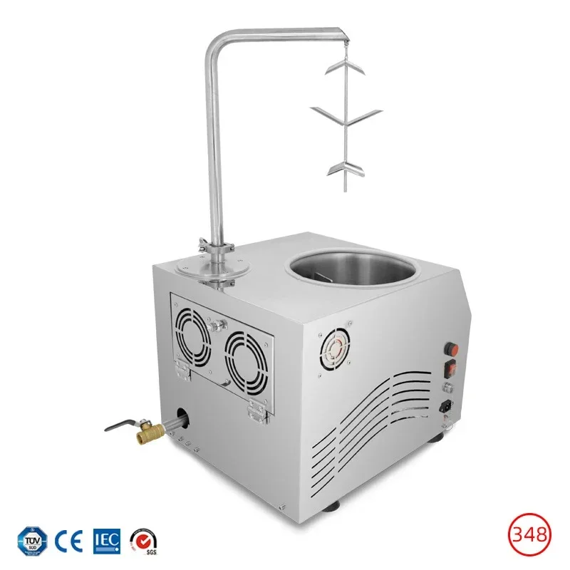 Maquinaria automática de chocolate de 220V, pequeña máquina de templado de chocolate a la venta, dispensador de chocolate