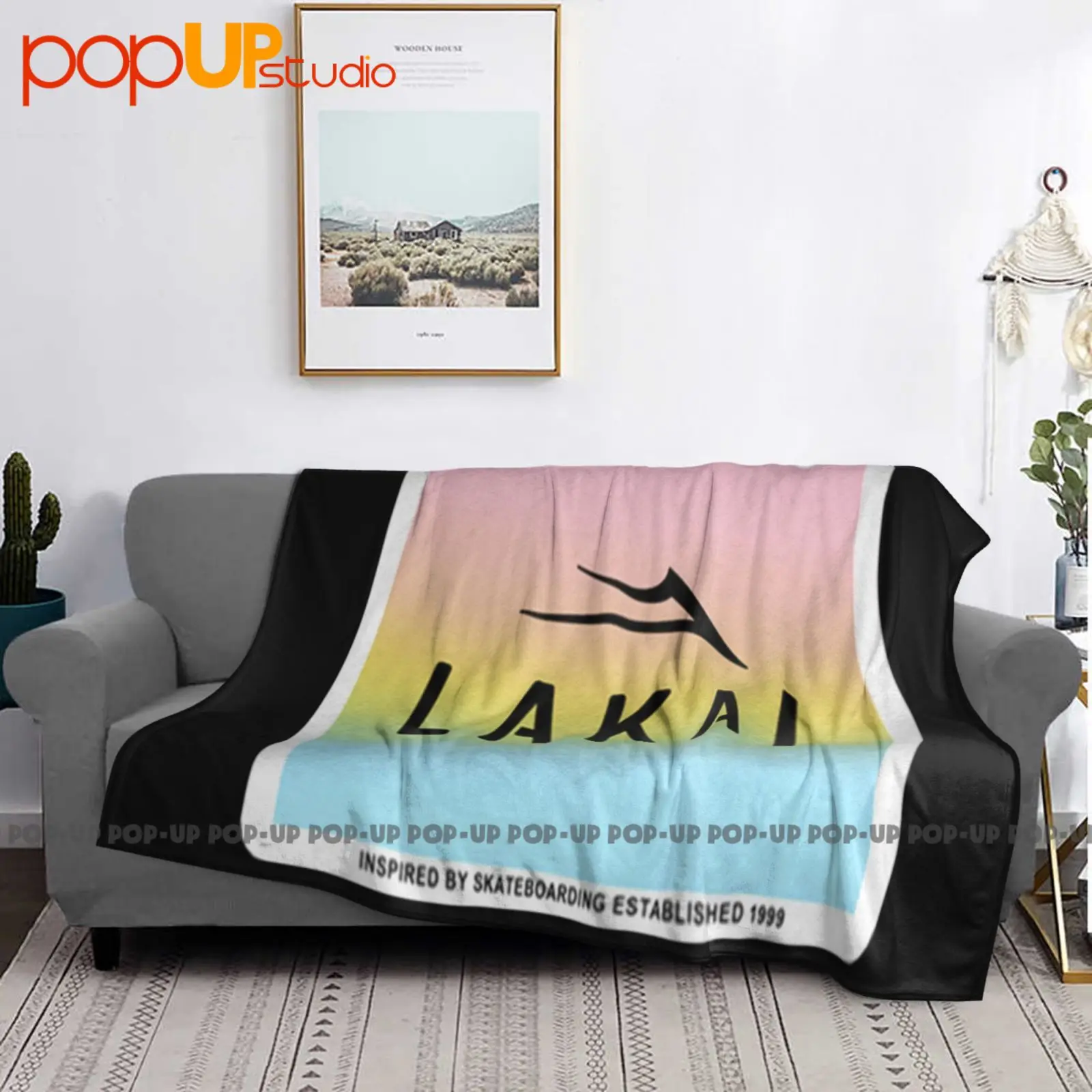 Lakai Footwear أحذية التزلج ملصق بطانية فائقة النعومة لحاف الشتاء غطاء أريكة أغطية السرير