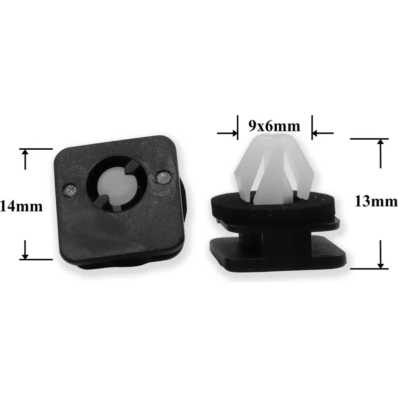 BB5Z78519R44A 20PCS Fastener buckle suitable for Ford Explorer automobile A-pillar decorative clip fixing kit BB5Z-78519R44-A