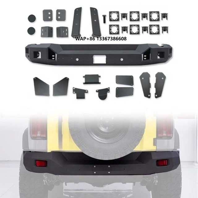 

High Quality Upgrade Modified Carbon Steel Blade Style Rear Bar Bumper Car Rear Bumper
