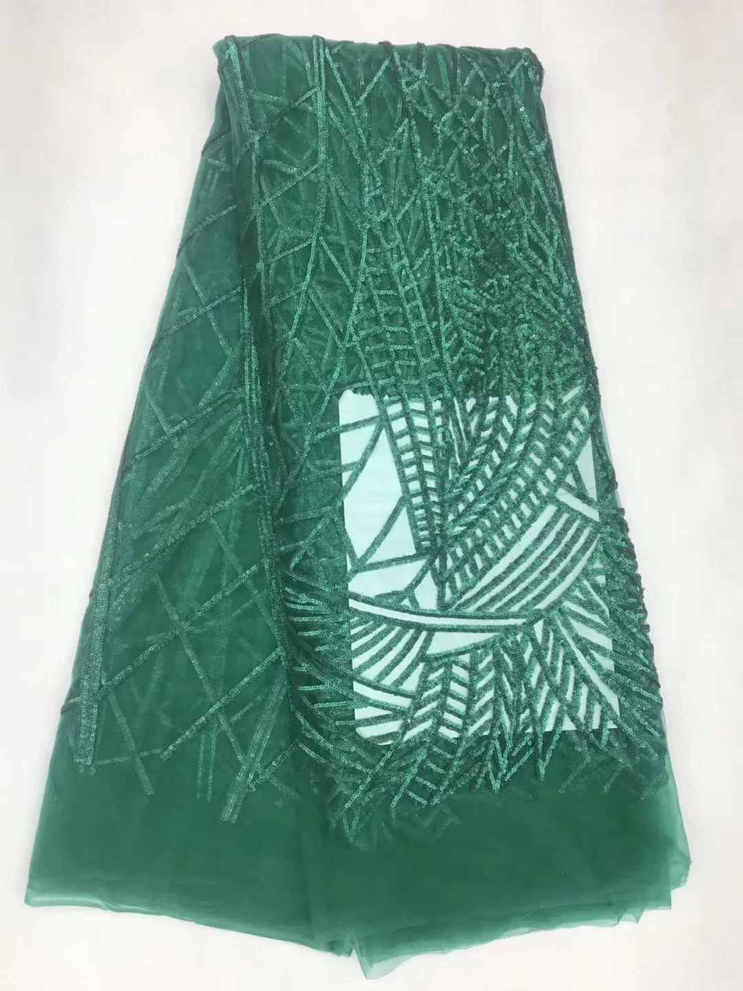 

African Lace Fabric 2018 High Quality Laces Teal Green French Lace Fabric Sequin Fabric Home Decoration Accessories JL110