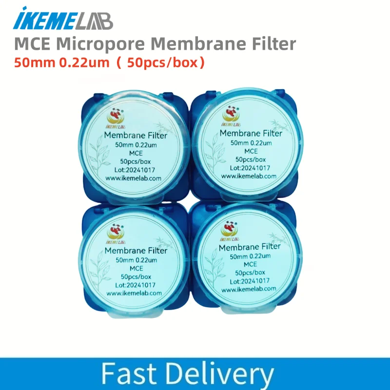 IKEME 50 Pieces MCE Micropore Membrane Filter 50mm 0.22um Hot Sale